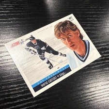 Score Wayne Gretzky Los Angeles Kings 1991-92 NHL The Franchise Card #422