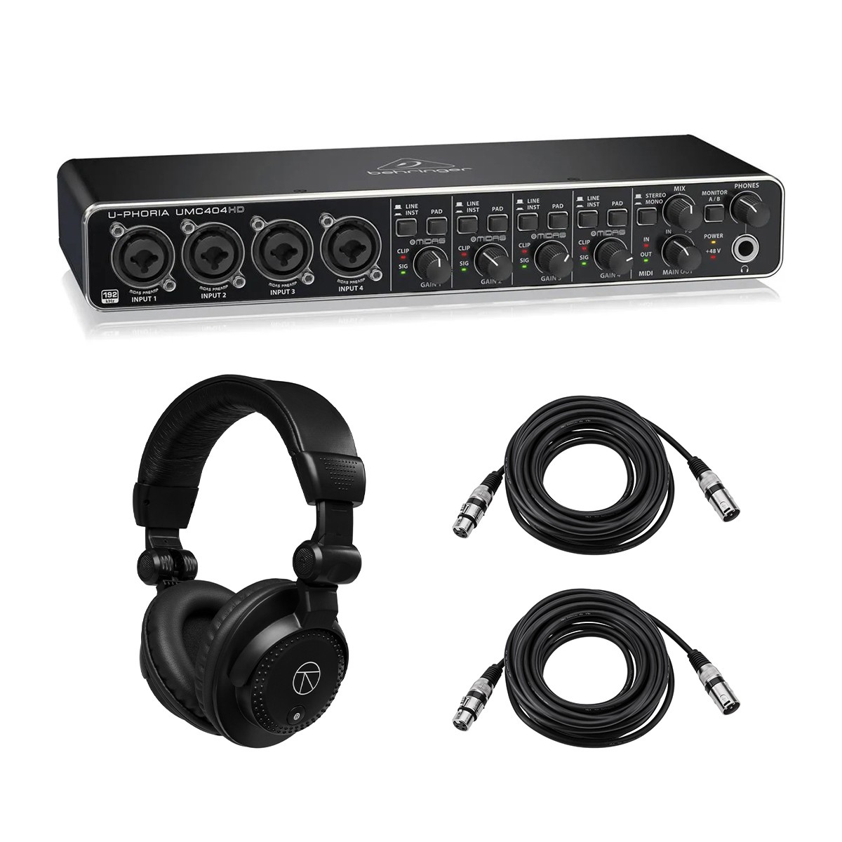 Behringer U-PHORIA UMC404HD 4x4 USB 2.0 Audio/MIDI Interface
