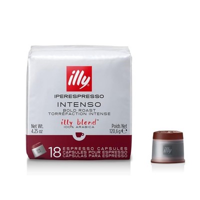 illy iperEspresso Intenso Dark Roast Espresso Capsules   5 Boxes, 90 Capsules