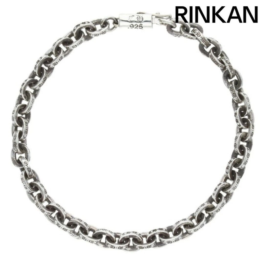 CHROME HEARTS Bracciale uomo argento catena carta cuori cromati 7 pollici usatoac930f07857e7dde