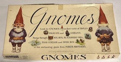 Gnomes Board Game Vintage 1979 Parker Brothers 100% Complete Never Played