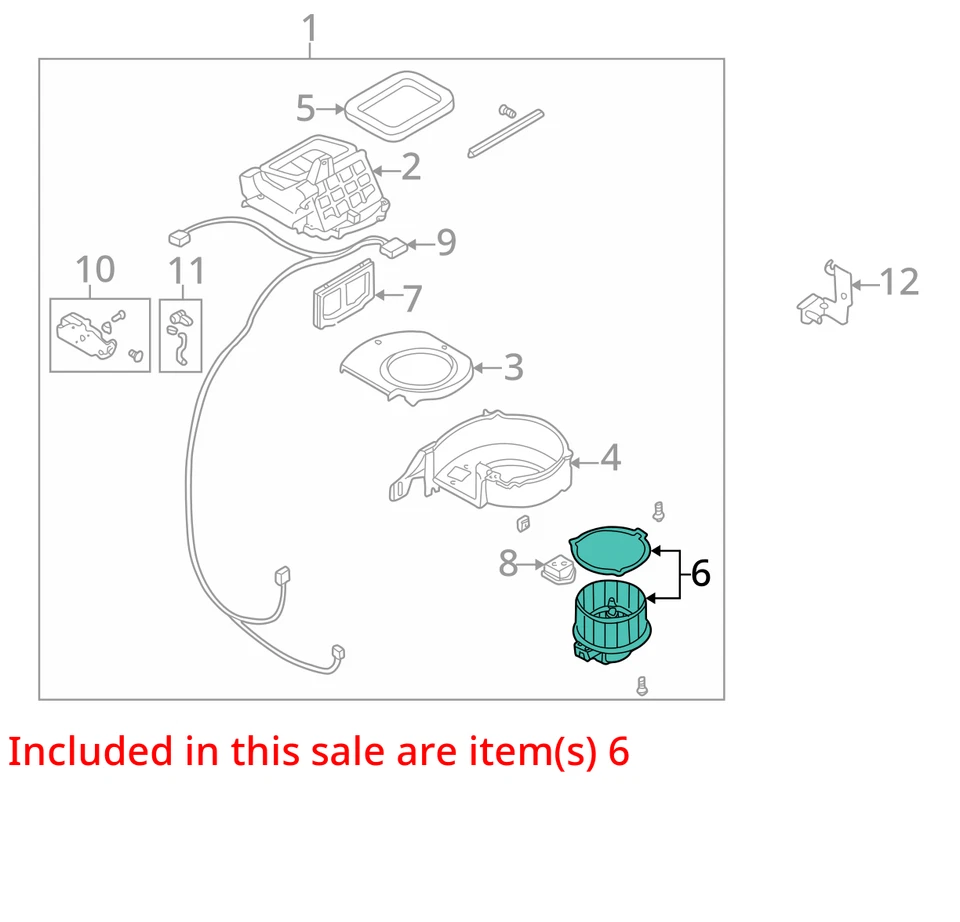 Motor soplador compatible con 98-02 MAZDA 626 104705805 Foto 3 de 4