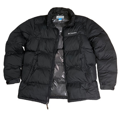 Columbia Omni-Heat Reflective Puffer Jacke schwarz L - XL Winter Carhartt Style