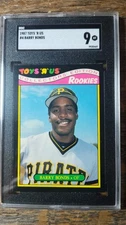 Barry Bonds 1987 Tots R Us RC SGC 9 Mint