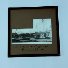 Vintage Magic Lantern Glass Slide Subject Borestone Scotland Free Aust Postage