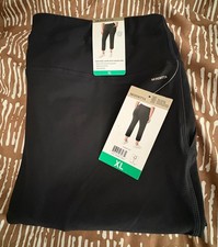 Mondetta Women's High-Rise Capri with Drawcord Pants, Black, Size XL, NWT
