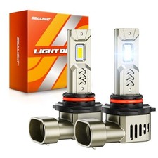 HB3 Bulbs, 45,000LM Super Bright, 6500K Cool White L2S Driving Lights 9005