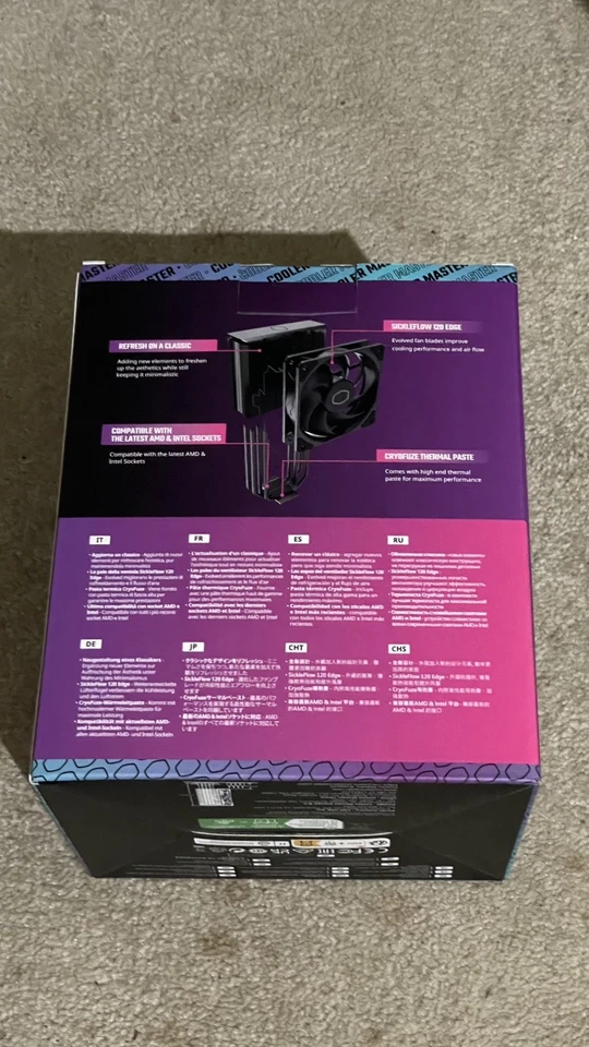 CoolerMaster Hyper 212 Black 120mm Fan LGA1700/AM5 COOLER , RR-S4KK-25SN-R1 - Image 2 of 4