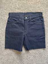 Vintage 80 Levi  s Mens 684 Cut Off Shorts Size 33 Orange Tab 7  Inseam