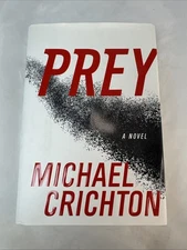 Prey by Michael Crichton 1st Edition 1st Print 2002 HC DJ Thriller Nanotech Sci