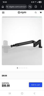 Elgato Premium Low Profile Mic Arm