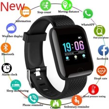 Smartwatch Orologio Smart Tracker Sport Android iOS Bluetooth Conta Passi Cardio