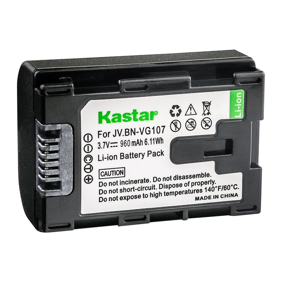 Batería de repuesto Kastar para JVC BN-VG107, BN-VG107U, BN-VG107US, BN-VG107USM Foto 2 de 3