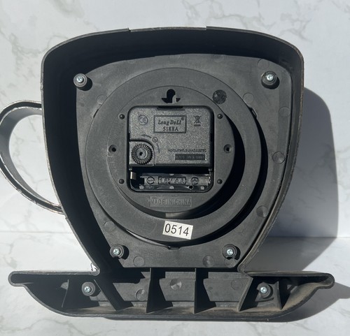 Westclox Coffee Cup Wall Clock 3D Mug Analog Kitchen Clock 32038 - Part Missing - Picture 2 of 6