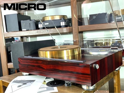 MICRO SEIKI BL-111L Turntable w/ Gunmetal Platter MK-111V Valve Parts Maintained - Picture 20 of 21