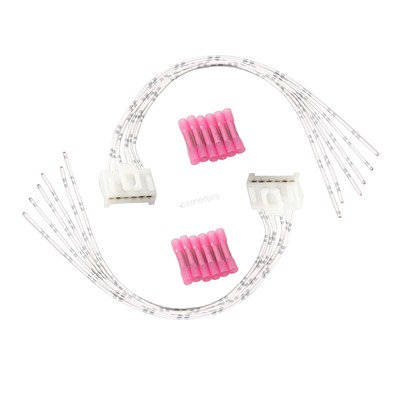 1Pair Rear tail light Wiring White Harness Connector For Fiat Ducato