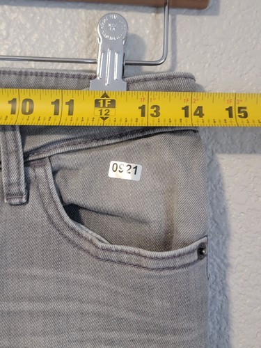 Cat & Jack Jeans Girls Size 14 Straight Recto Slightly Distressed Denim Gray - Picture 7 of 14