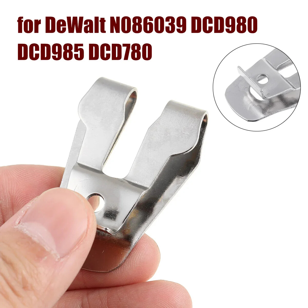 6 PCS For DEWALT 20V Drill Driver N268241 N169778 N086039 Tools Belt Clip Hook