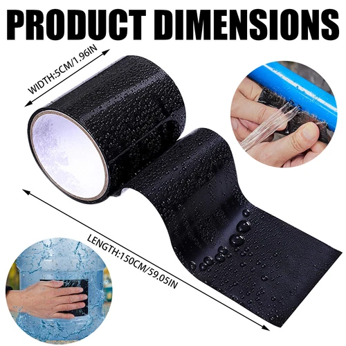 Starkes Wasserdichtes Reparatur Klebeband Abdichtband Unterwasser Klebeband 1.5M - Bild 8 von 26