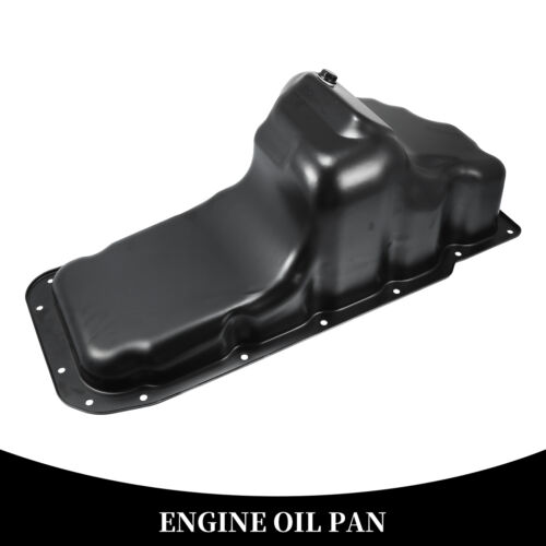 Engine Oil Pan No.53021693AB/53021693AA for Chrysler Aspen 2007-2009 Iron Black - Picture 1 of 7