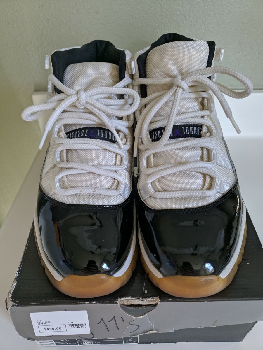 Size 9 ____ nike air jordan 11 retro concord 11s 2000 ____ not