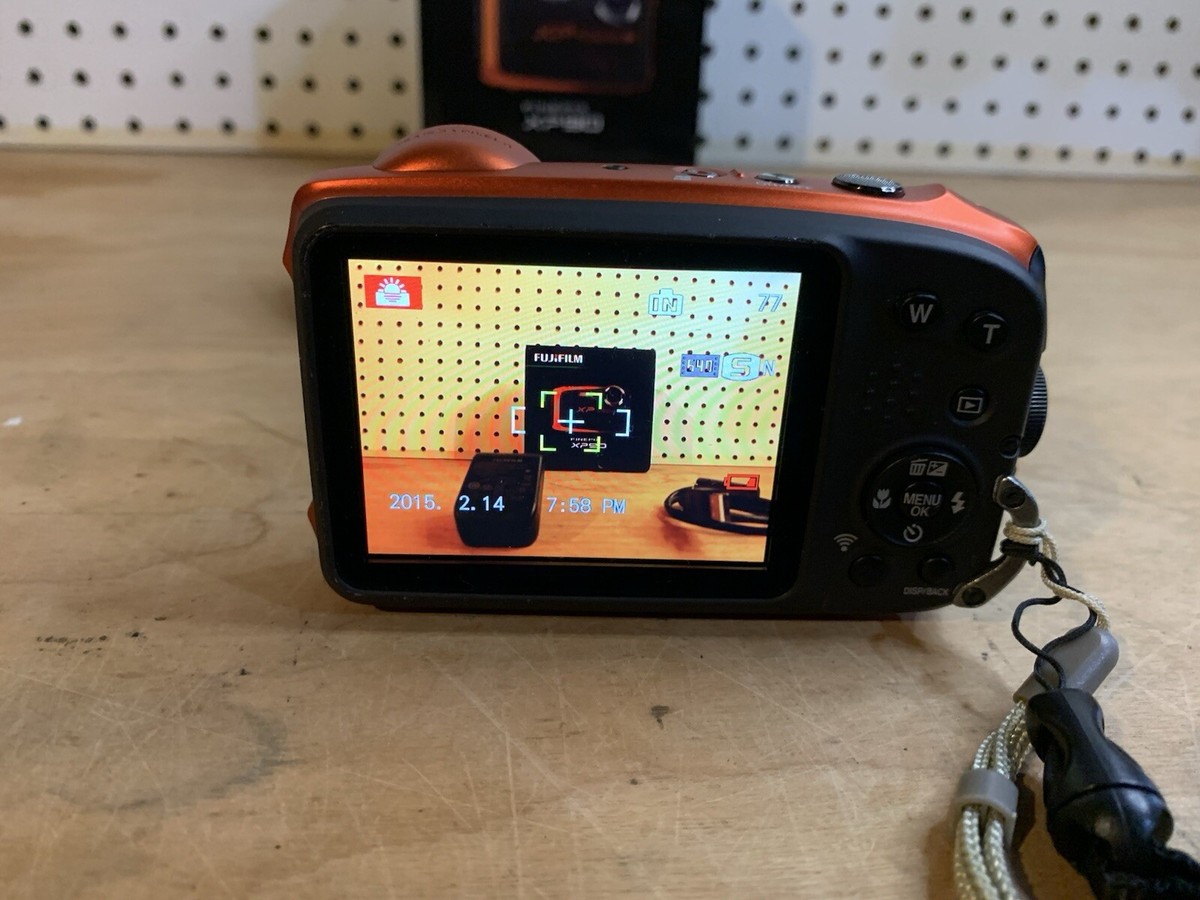 Fujifilm Finepix XP90 16.4MP Waterproof Orange Digital Camera | eBay