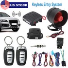Keyless Entry Car Vehicle Burglar Alarm Protection Security System+2Remotes Q5O7