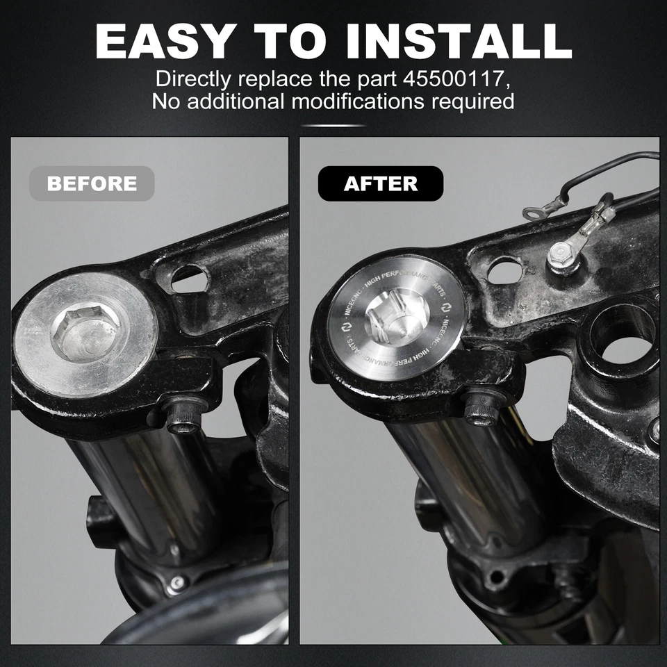 Extensión de tubo de horquilla de acero inoxidable 49 mm para Harley Ultra Limited FLHTK 19-24 Foto 3 de 4