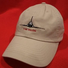 USAF Northrop T-38 Talon ball cap, low-profile khaki cotton aviator hat