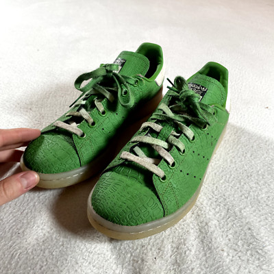 Adidas Stan Smith Shoes Adult 4 Green Toy Story Dino Rex Textured Sneakers Disne