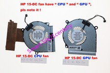 New For HP 15-DC 15-DC000 15-DC1080TX 15-DC1081TX Laptop "CPU GPU" Fan A pair