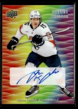 2023-24 Upper Deck Allure Color Flow - Full Rainbow Auto Anton Lundell Auto