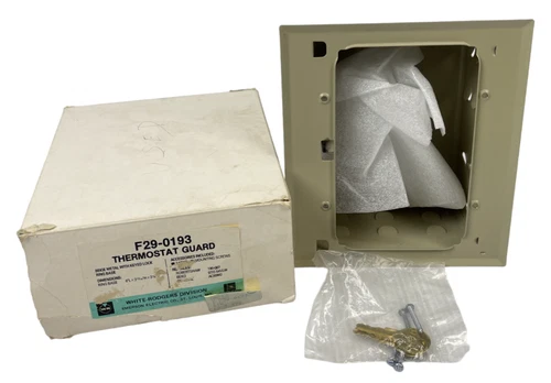 White Rodgers F29-0193 metal Thermostat Guard