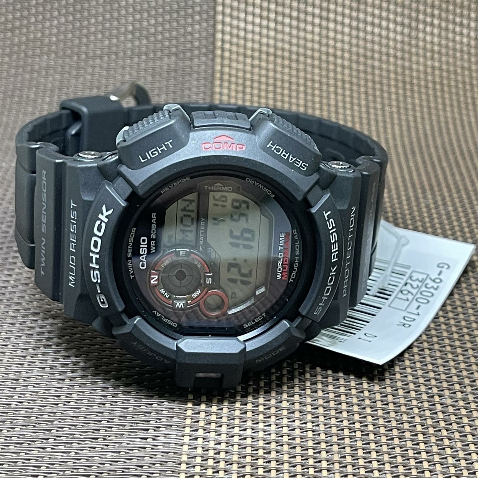 Casio G-shock G-9300-1d 200m Mudman Solar Powered Rugged Black Watch for  sale online | eBay