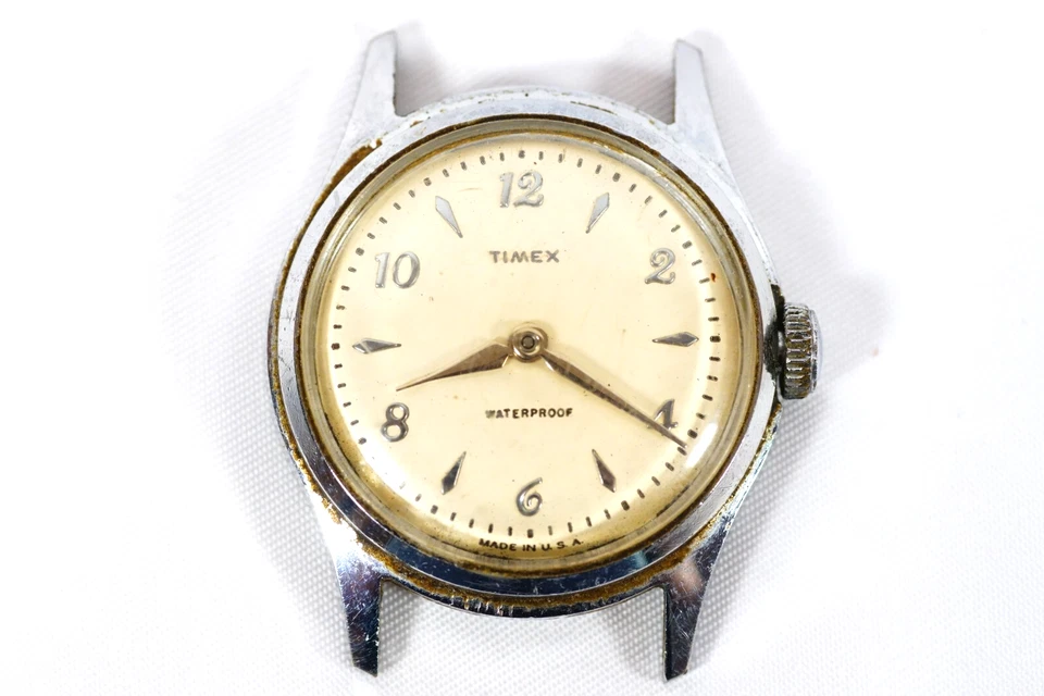 1950-е TIMEX Marlin часы мужские механический ветер США сделано Timex наручные часы детали - Изображение 2 из 4