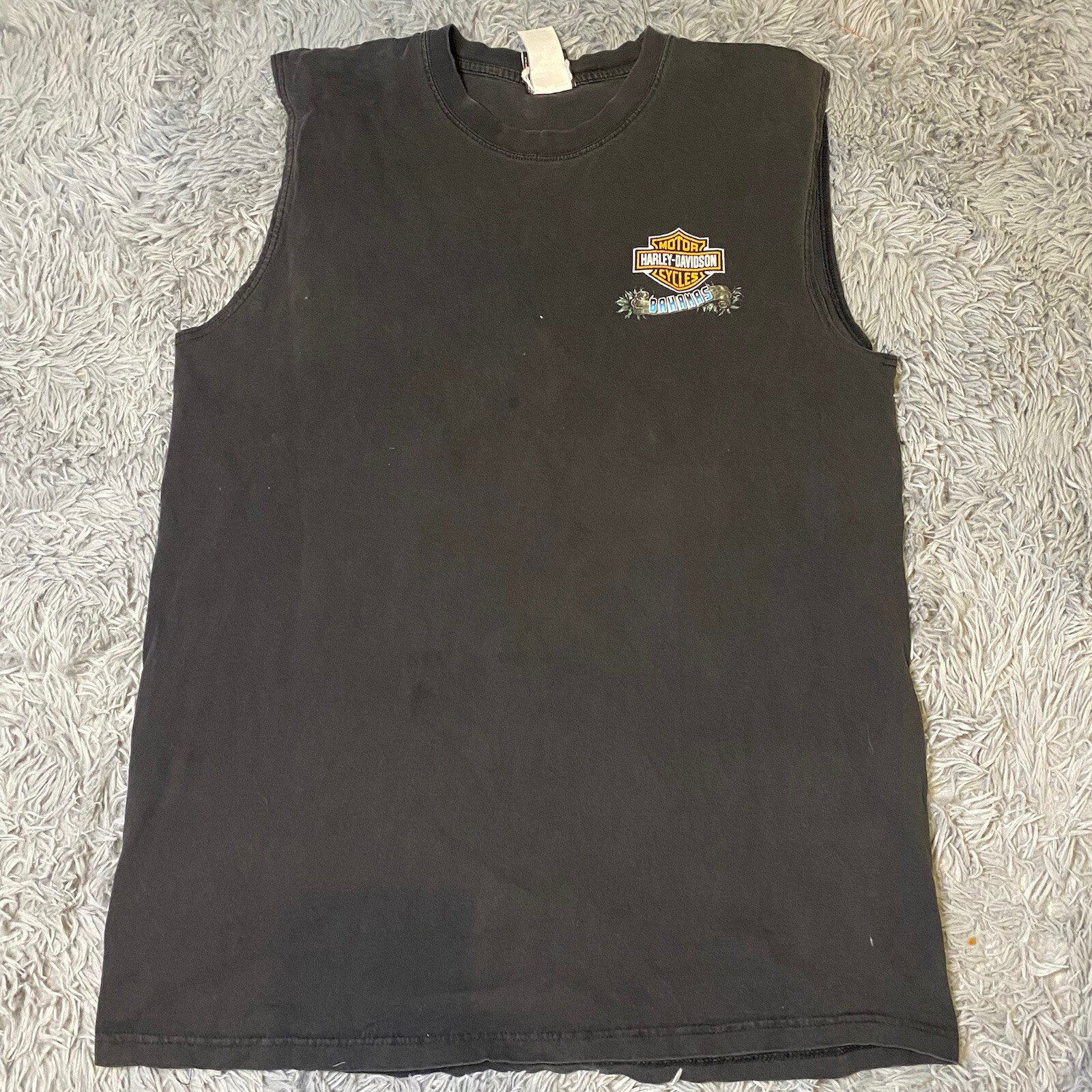 HARLEY DAVIDSON Sleeveless T Shirt Tank Mens XL Black… Gem