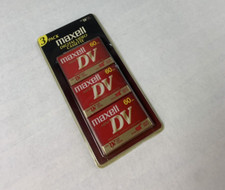 3-Pack Maxell DVM60SE 60min Mini Digital Video Cassette