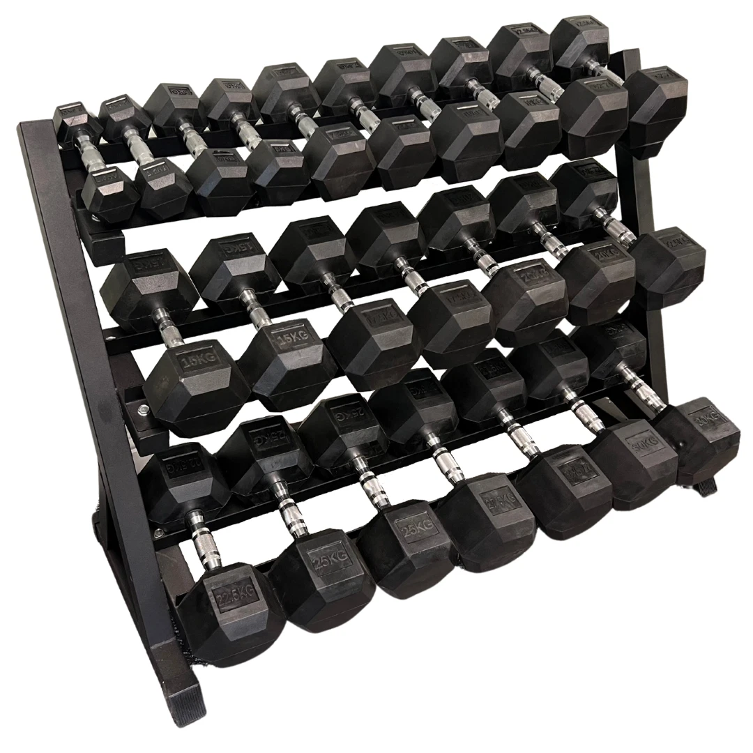 Exersci® 5kg-30kg Hex Dumbbell Bundle (2.5kg increments)