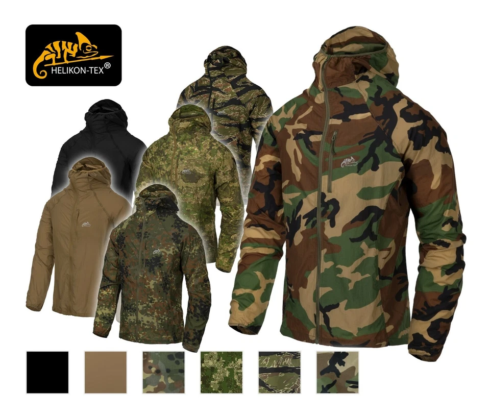 Giacca a vento Helikon-Tex TRAMONTANE giacca antivento ultraleggera antivento tattica