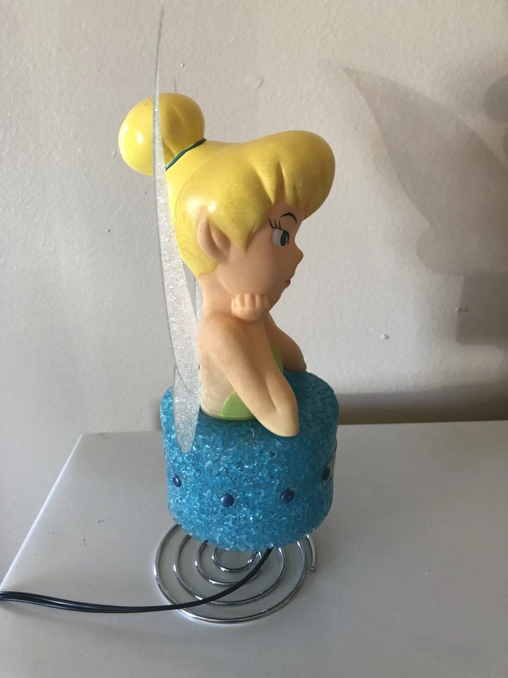 Disney Tinker Bell Luz Nocturna Princesa Hada Niños Mesa de Escritorio con Fondo de Resorte Foto 2 de 4