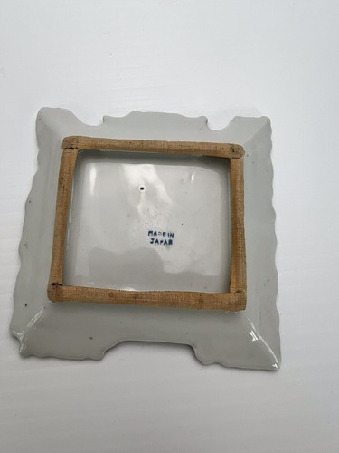 Vintage Ceramic Porcelain Windmill Landscape Painting Ash Tray Made In Japan 4” - Picture 2 of 10