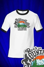 Rocky Mountain High Colorado 1976 RINGER T-SHIRT