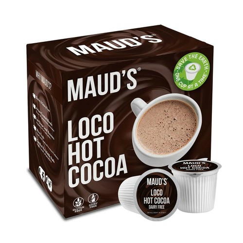 Maud's Dark Hot Chocolate Pods KCup 