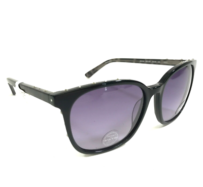 bebe Purple Sunglasses with Dark Lenses Bebe Sunglasses BB7218 001 JET Black Gray Tortoise Purple  main image 3