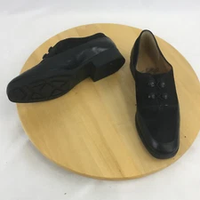 Selby Handcrafted Moc Fit Loafers Womens 6.5 Black Leather Quickstep Shoes