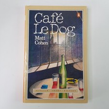 VINTAGE Cafe Le Dog Matt Cohen 1983 Paperback Book French Short Fiction Penguin