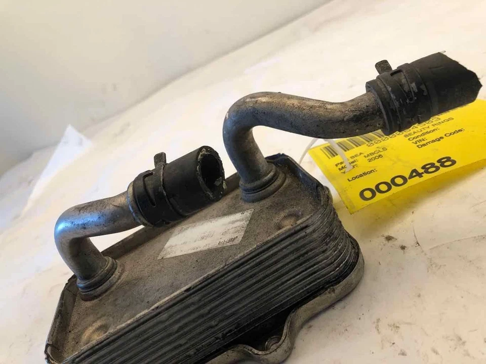 2006 MERCEDES BENZ CLS500 5.0L Engine Motor Oil Cooler OEM - Image 2 of 4