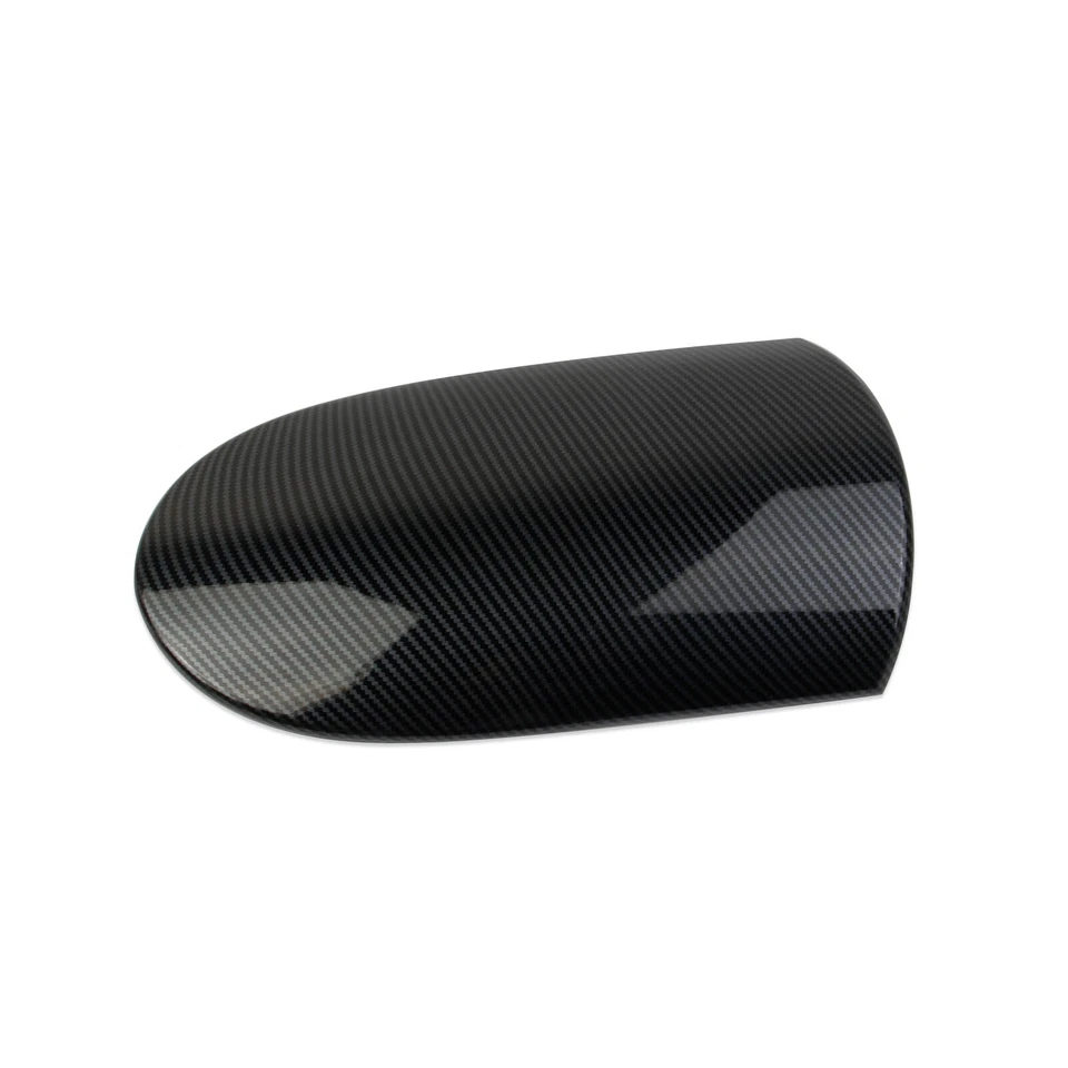 Cubierta de reposabrazos de consola central interior estilo fibra de carbono para Nissan 370Z Foto 2 de 4