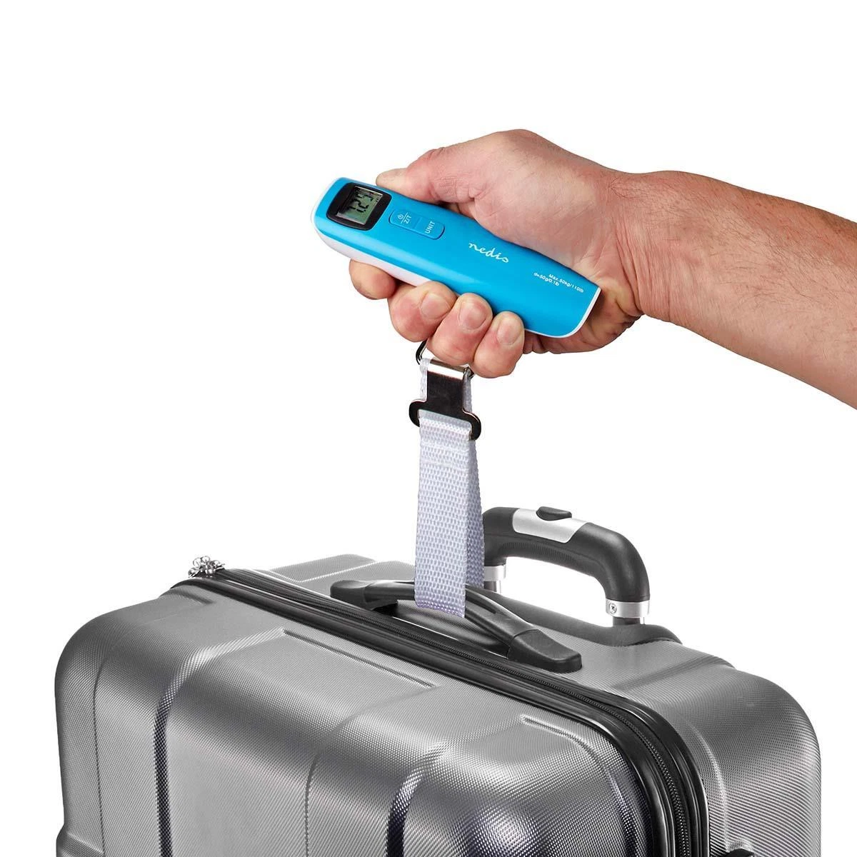 This portable luggage scale makes travel easier