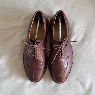 Paraboot Avignon/Griff Men's Dress Brown Leather Derby Shoes Size